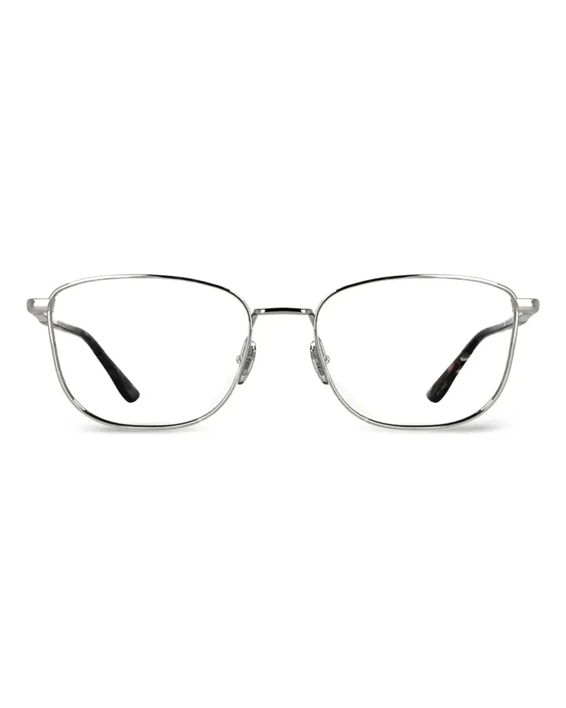 Lacoste Brille mit Logo-Gravur - Silber Silber