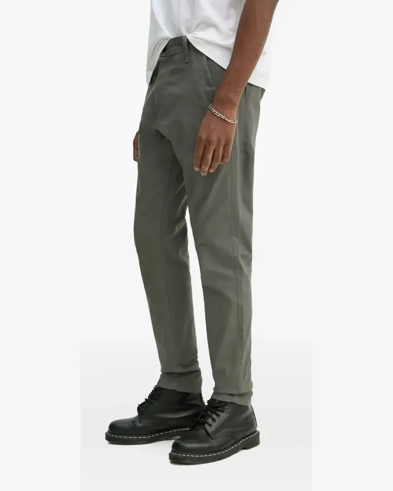 G-STAR RAW Hose mit Logo-Stickerei - Grün Grün