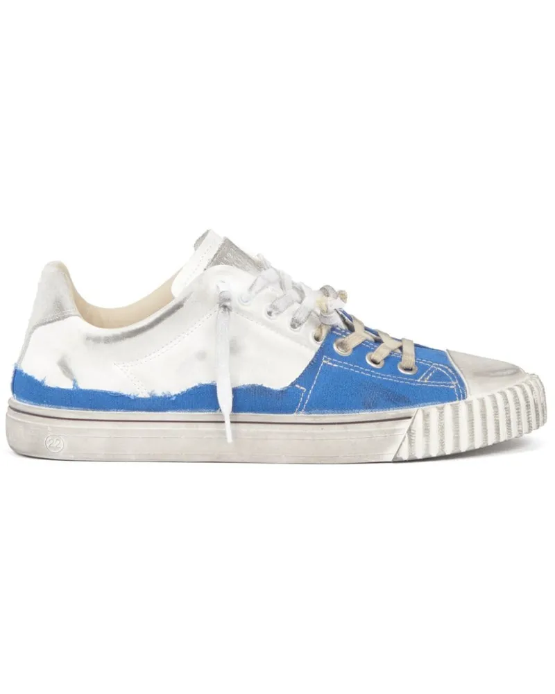 Maison Margiela New Evolution Sneakers im Layering-Look - Blau Blau