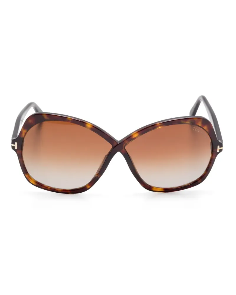 Tom Ford Rosemin Sonnenbrille - Braun Braun