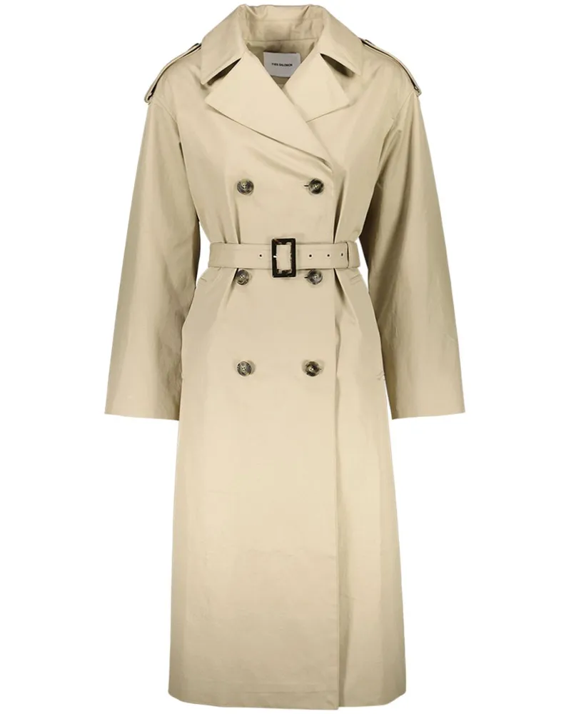 Yves Salomon Trenchcoat aus Gabardine - Nude Nude