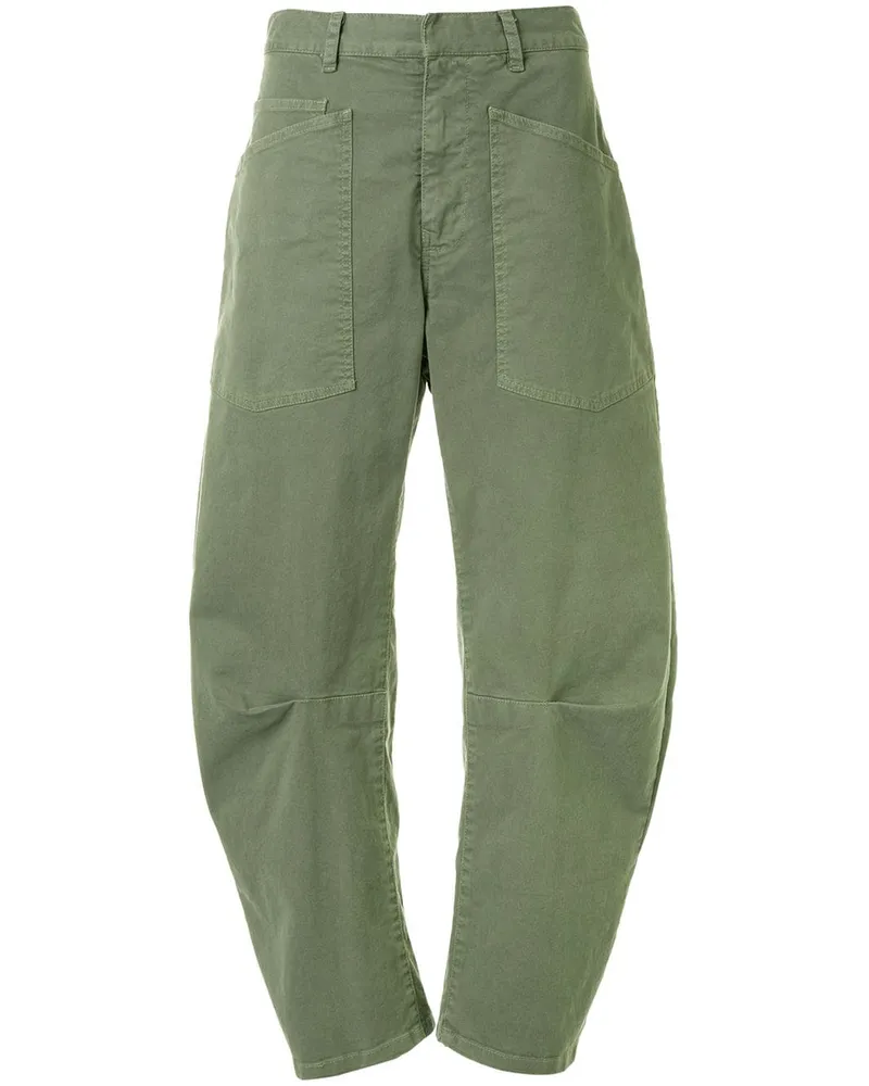 Nili Lotan Hose mit weitem Bein - Grün Grün