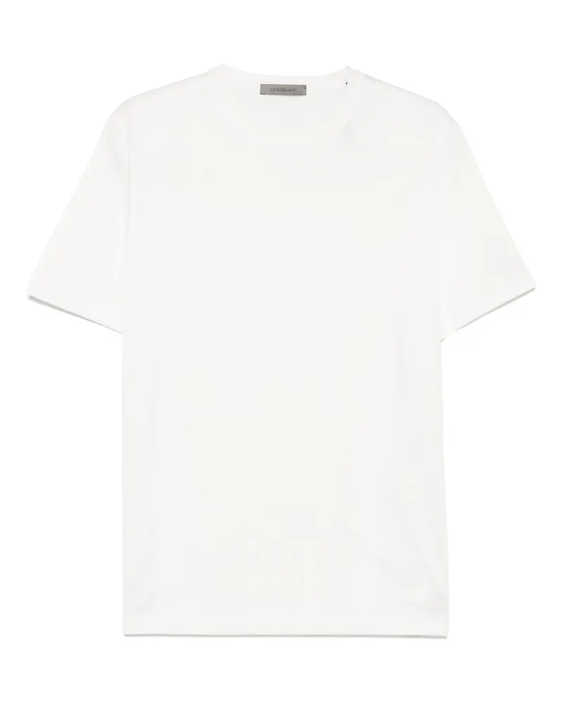 Corneliani Klassisches T-Shirt - Weiß Weiß