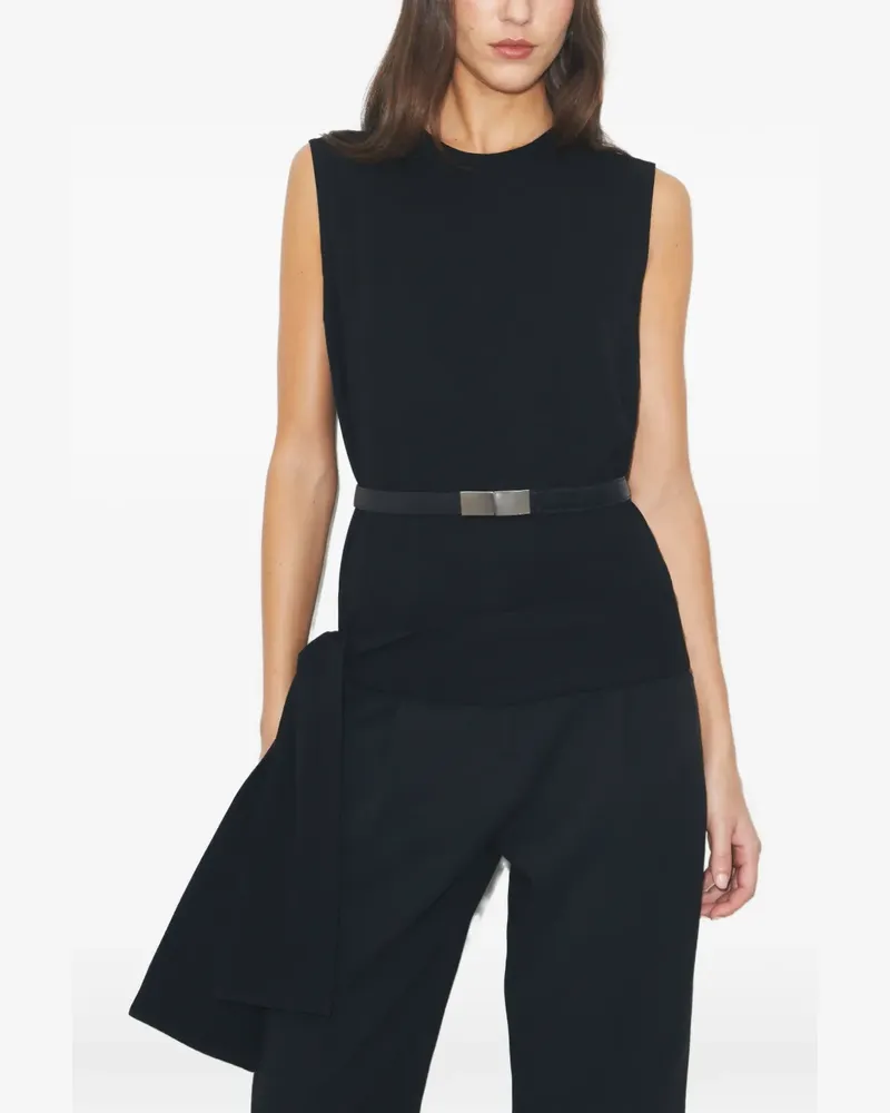 Tory Burch Top im Wickel-Design - Schwarz Schwarz