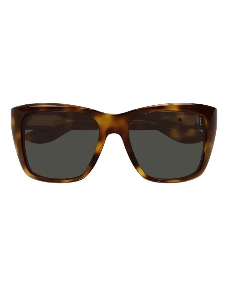 Saint Laurent Eckige SL 923 Sonnenbrille - Braun Braun