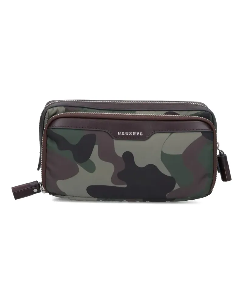 Anya Hindmarch Kosmetiktasche mit Camouflage-Print - Grün Grün