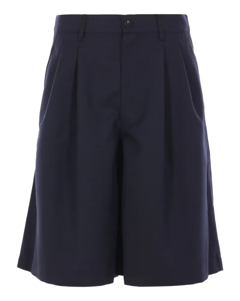 Comme des Garçons Shorts mit Abnähern - Blau Blau