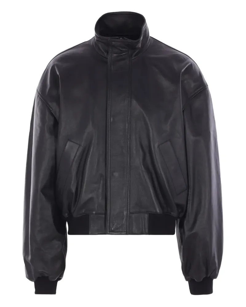 Balenciaga sheepskin leather jacket - Schwarz Schwarz