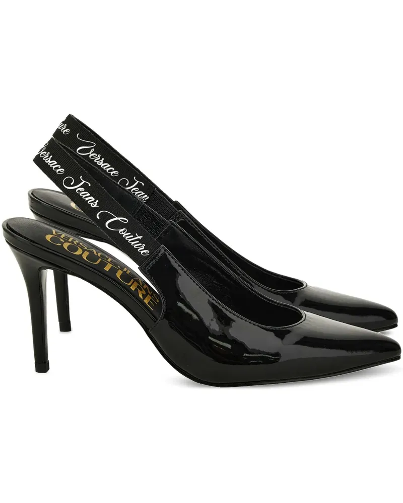 Versace Jeans Pumps mit Slingback-Riemen 55mm - Schwarz Schwarz