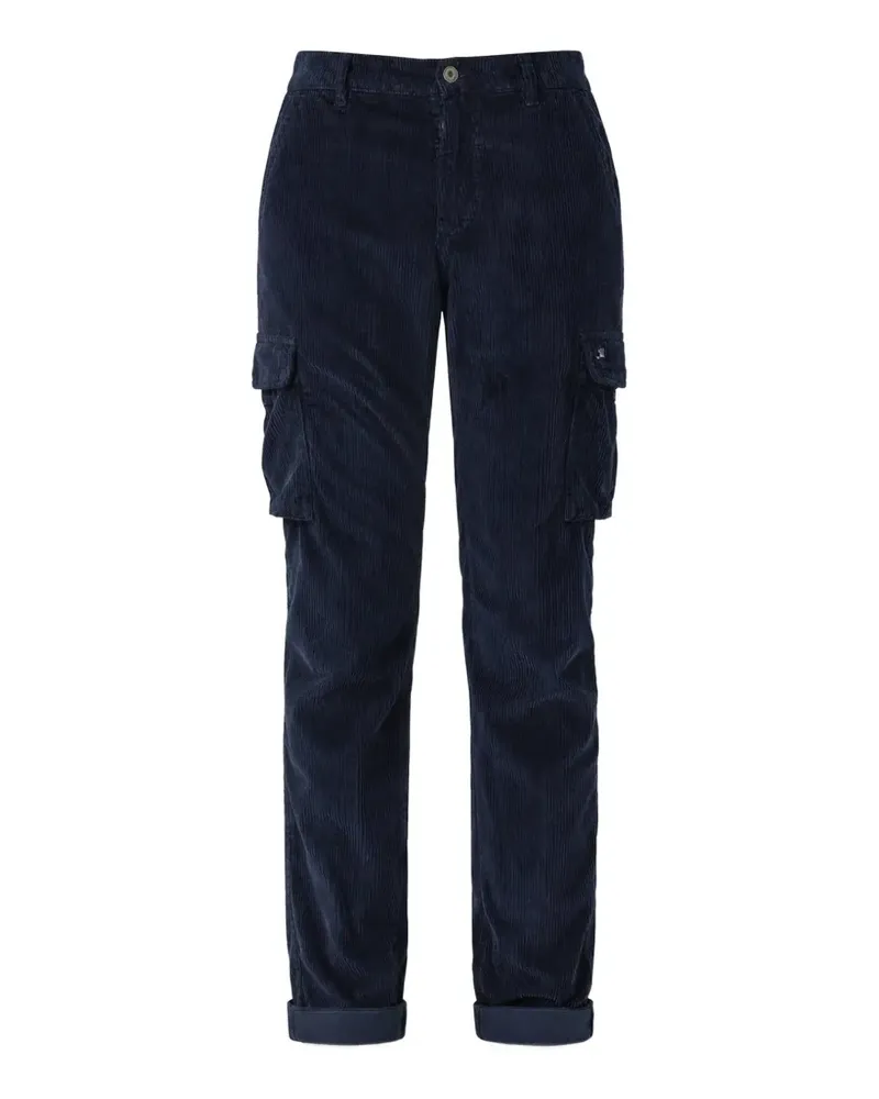 Mason's corduroy cargo trousers - Blau Blau