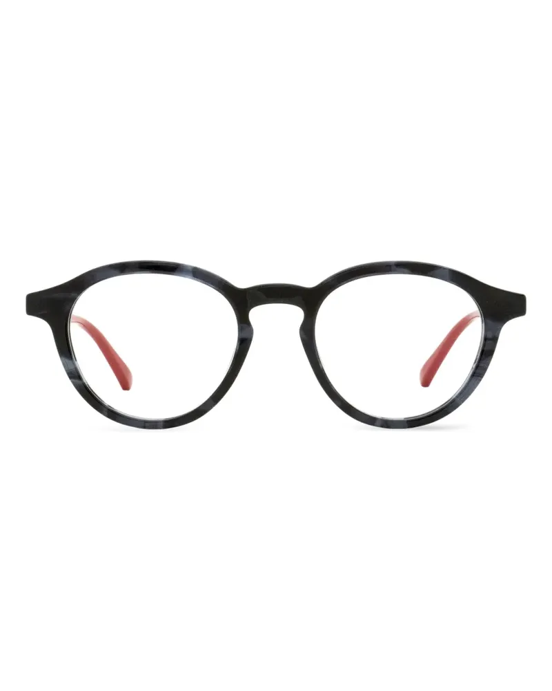 Gucci Brille mit rundem Gestell - Grau Grau