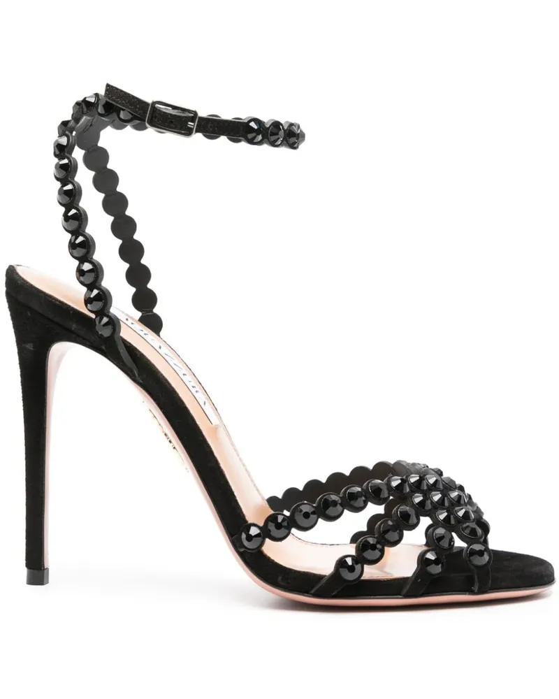 Aquazzura Tequila Sandalen 105mm - Schwarz Schwarz