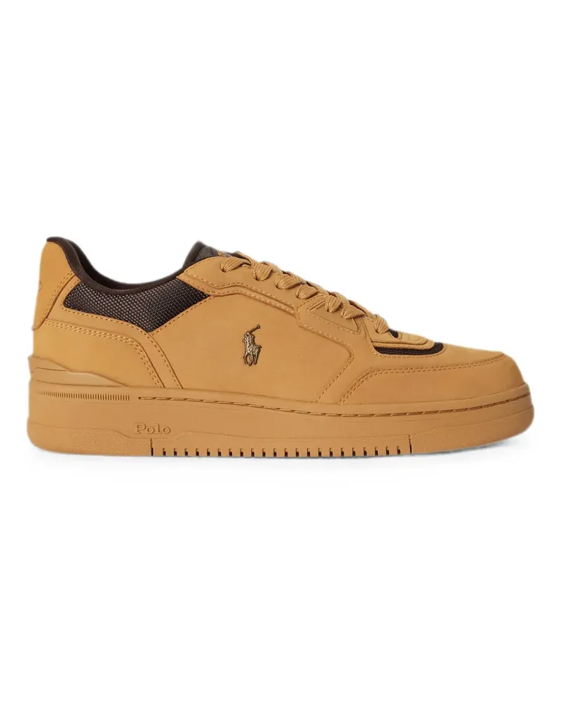 Ralph Lauren Open Masters Sneakers mit Nubukleder - Braun Braun
