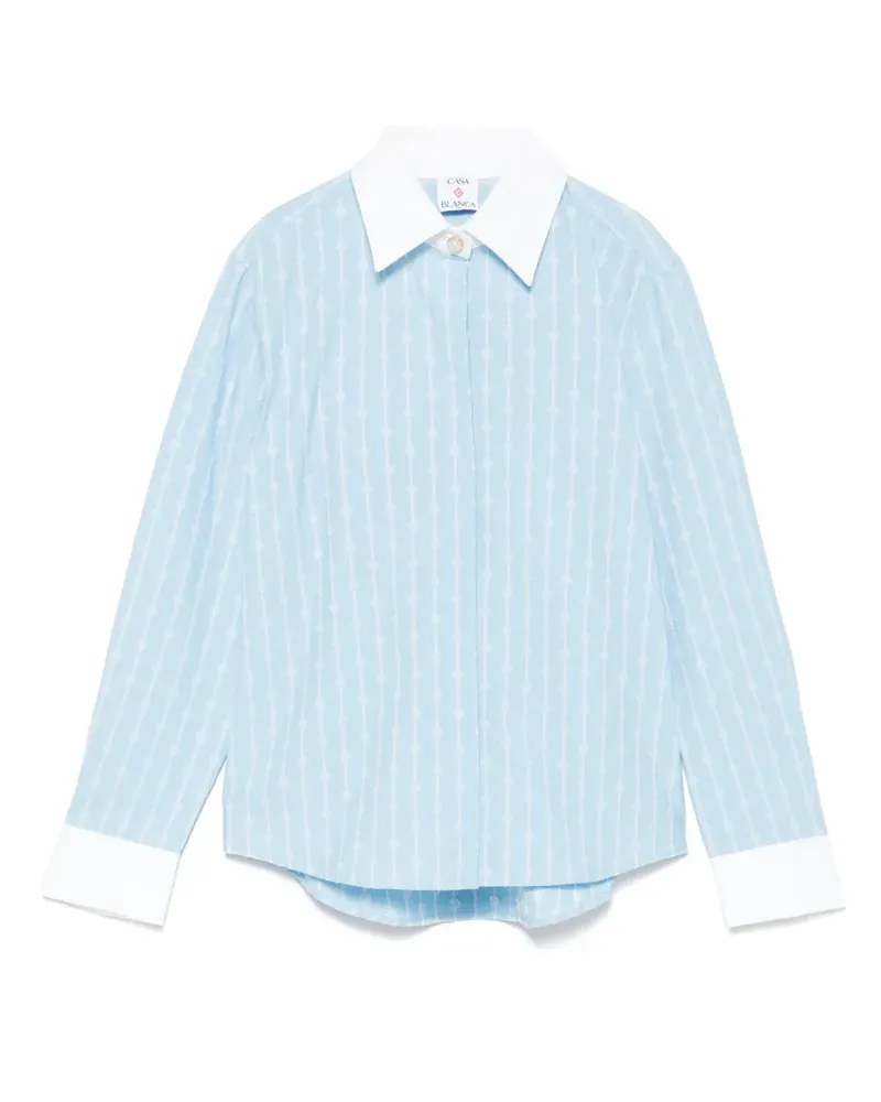 Casablanca Paris Laurel Hemd - Blau Blau