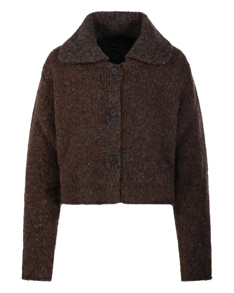 Fabrizio del Carlo Geknöpfter Cardigan - Braun Braun