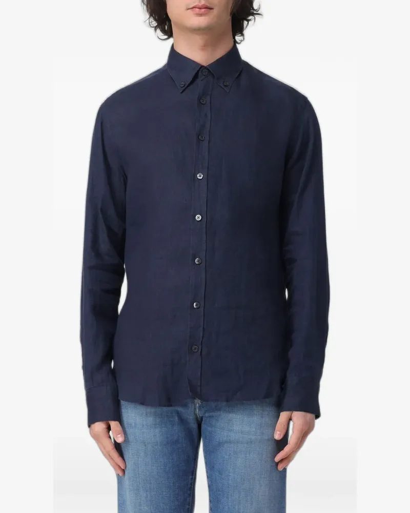 Colmar button-down linen shirt - Blau Blau