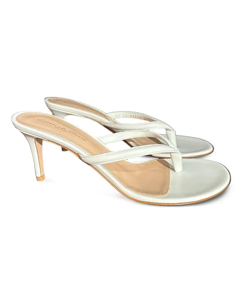 Gianvito Rossi Sandalen mit T-Riemen - Weiß Weiß