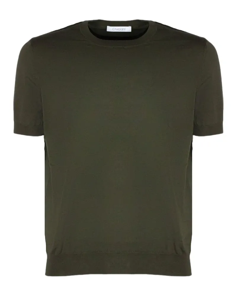 Cruciani Klassisches T-Shirt - Grün Grün