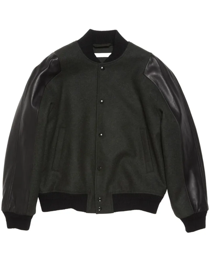 Acne Studios Klassische Bomberjacke - Schwarz Schwarz