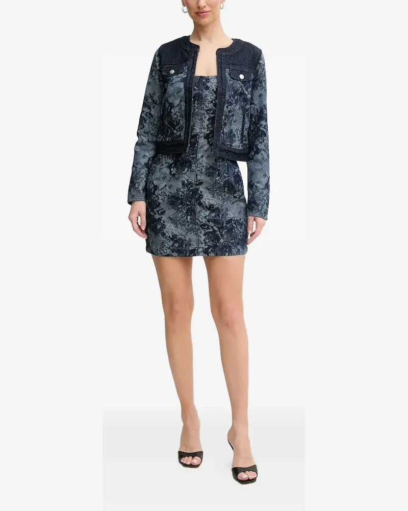 Guess Eden Jeans-Minikleid aus Jacquard - Blau Blau