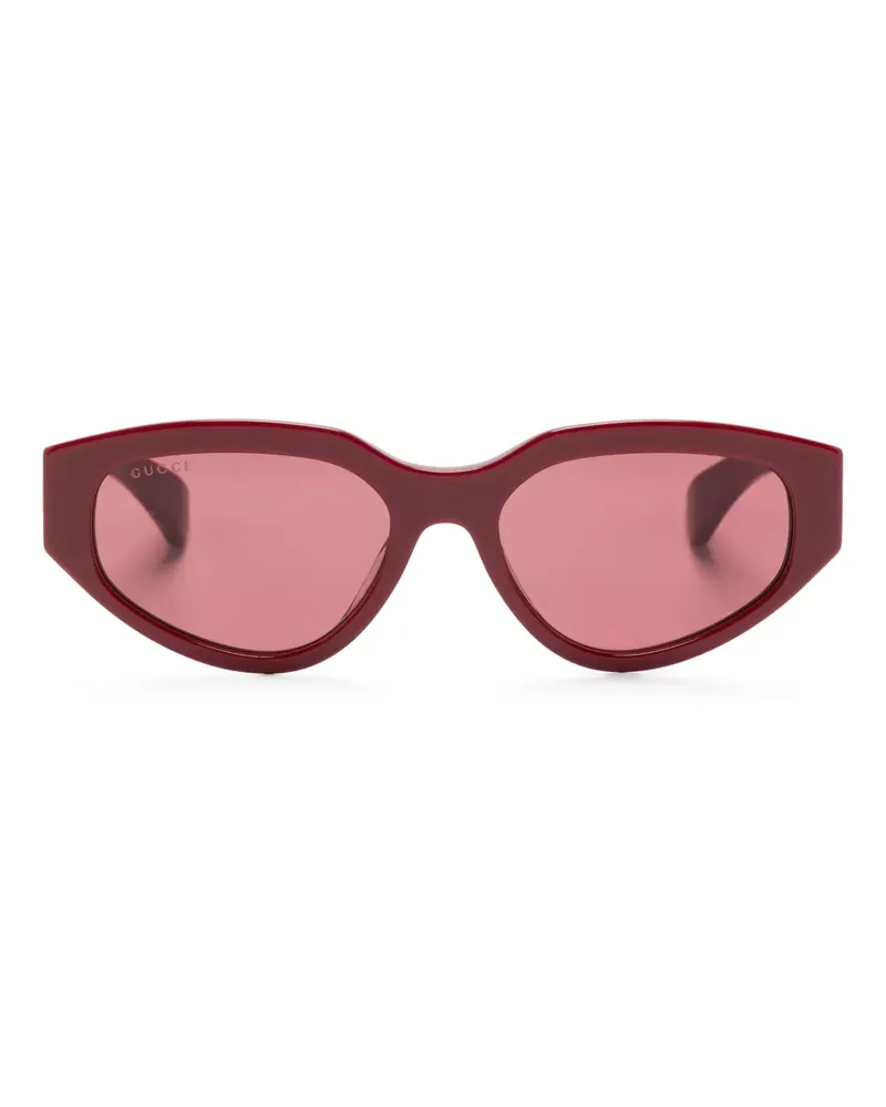 Gucci Sonnenbrille mit Cat-Eye-Gestell - Rot Rot