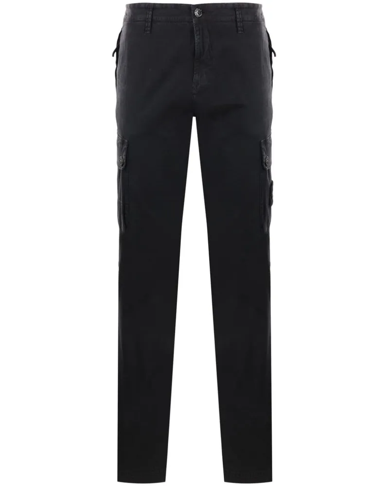 Stone Island Cargohose mit geradem Bein Schwarz