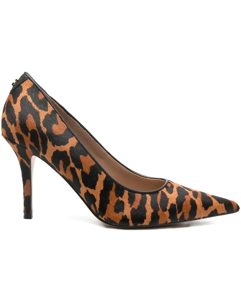 Guess 85mm Decollete Prindy leopard-print pumps - Braun Braun