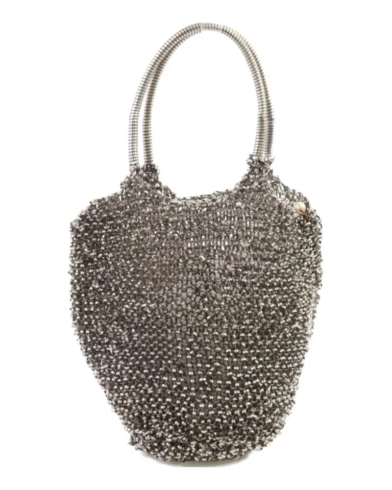ANTEPRIMA woven tote bag - Silber Silber