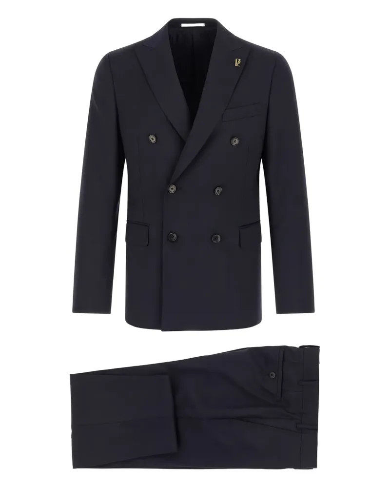 Pal Zileri Lord double-breasted peak-lapels suit - Blau Blau