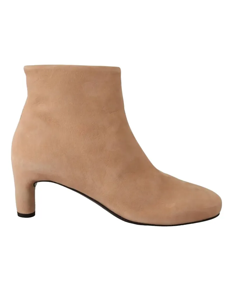 Roberto del Carlo Stiefel mit runder Kappe - Nude Nude