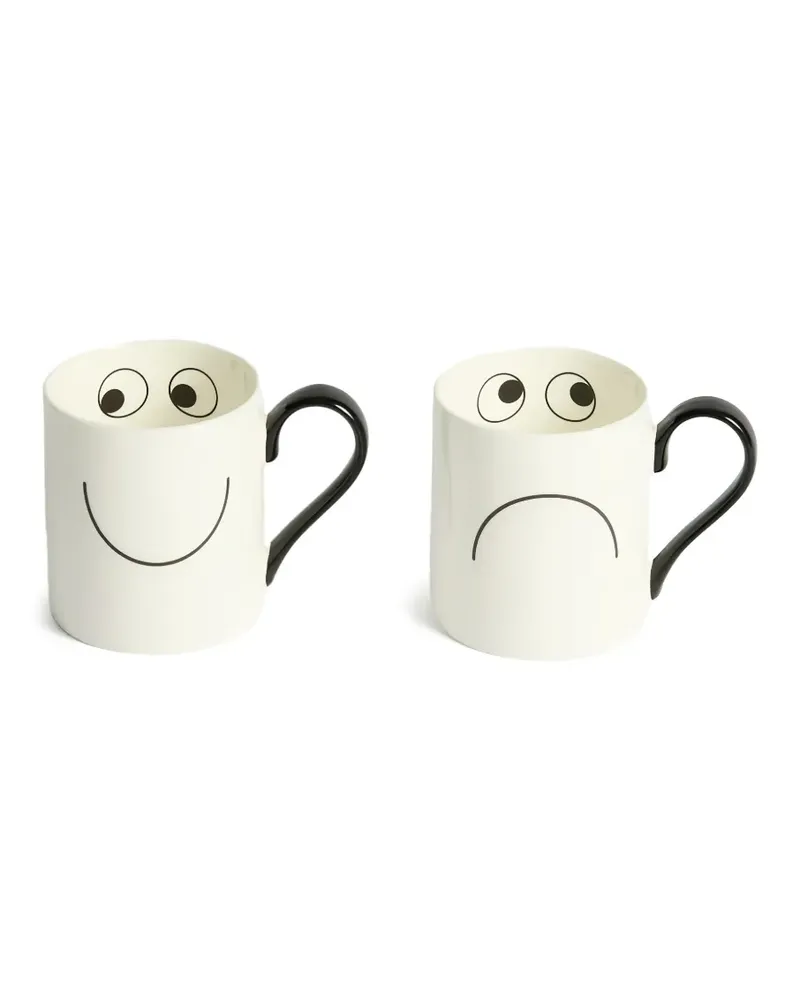 Anya Hindmarch Eye Mouth Tasse (2er-Set) - Weiß Weiß