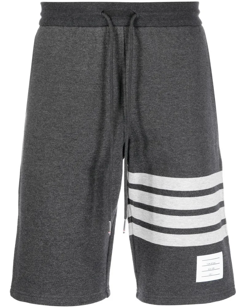 Thom Browne Joggingshorts mit Streifen Grau