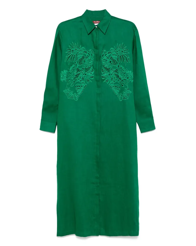 Max Mara Megaton Midikleid - Grün Grün