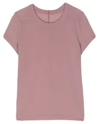 Rick Owens Level T-Shirt mit rundem Ausschnitt Rosa