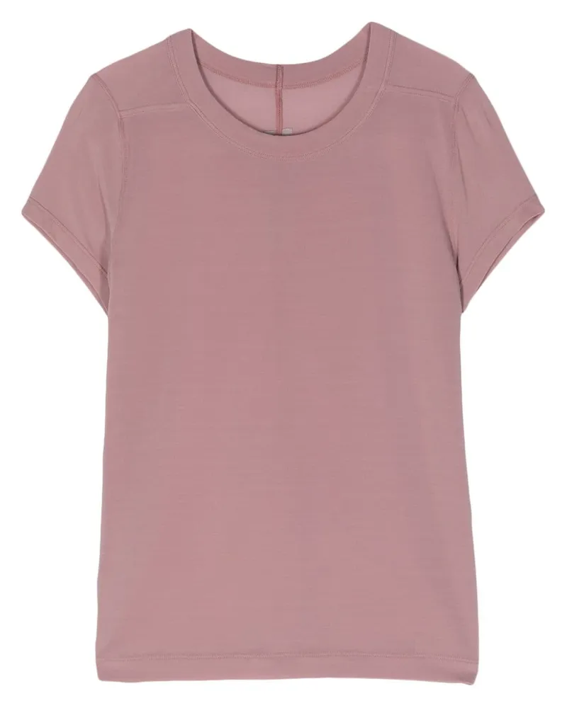 Rick Owens Level T-Shirt mit rundem Ausschnitt Rosa