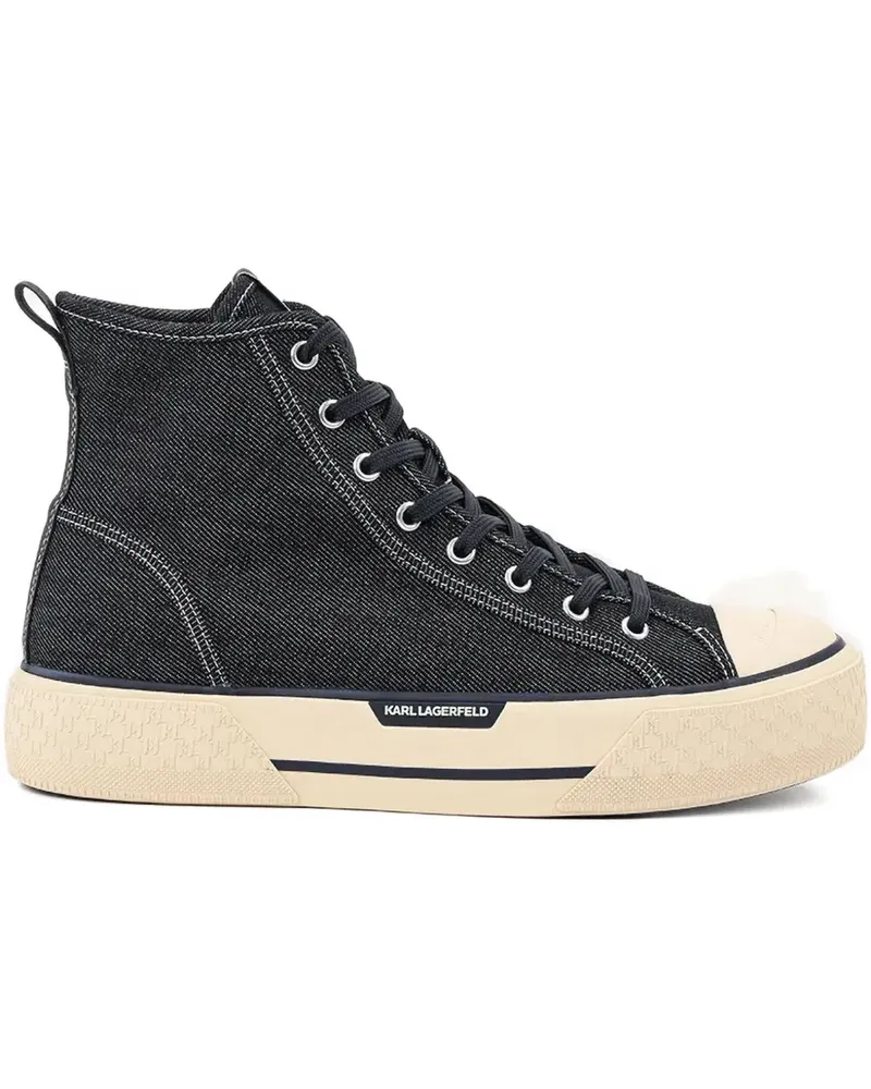 Karl Lagerfeld Jeans-Sneakers mit Logo-Detail - Schwarz Schwarz