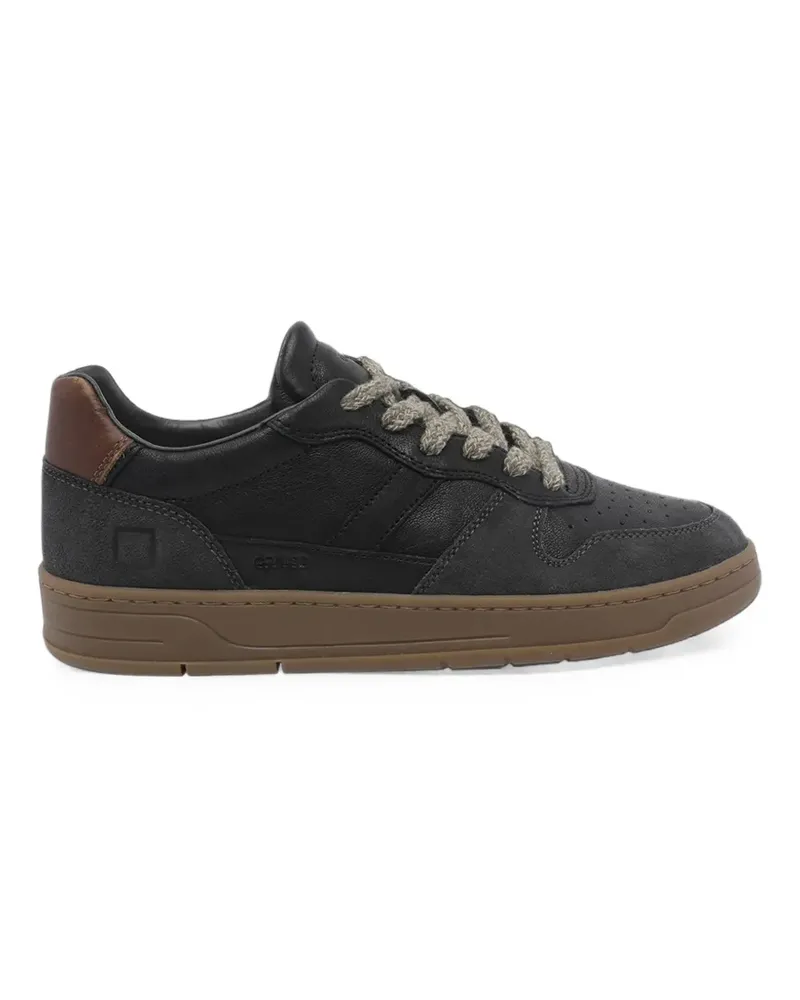 D.A.T.E. Perforierte Court 2.0 Sneakers - Schwarz Schwarz
