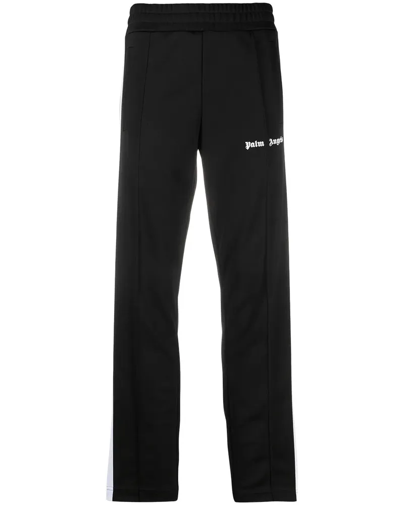 Palm Angels Jogginghose mit Logo-Print - Schwarz Schwarz