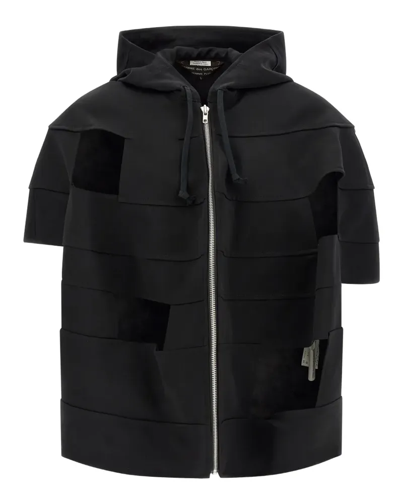 Comme des Garçons cut-out armor-inspired jacket - Schwarz Schwarz