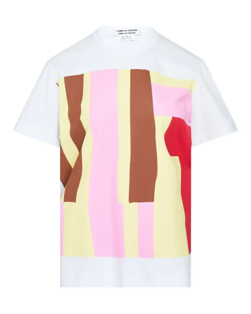 Comme des Garçons graphic-print T-shirt - Weiß Weiß