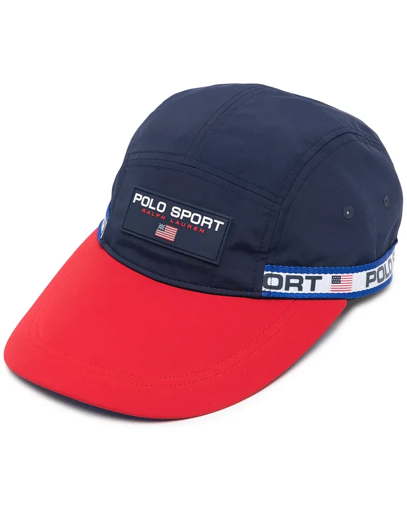 Ralph Lauren Baseballkappe mit Logo-Patch - Blau Blau