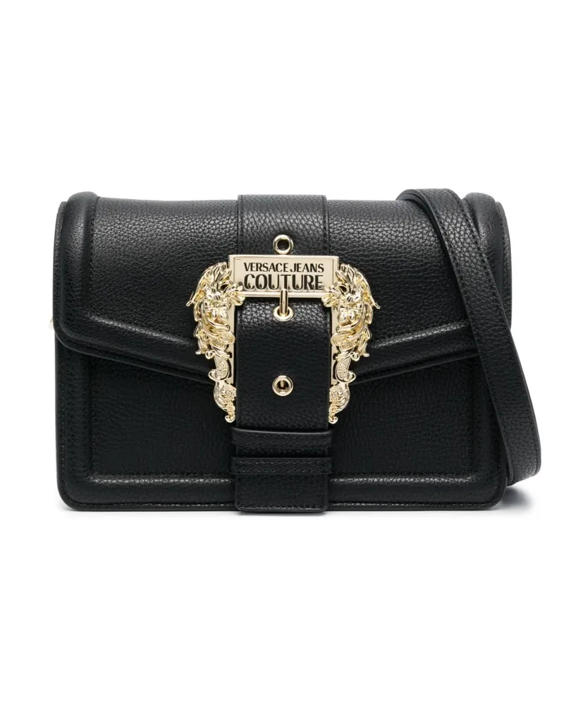 Versace Jeans Handtasche mit barocker Schnalle - Schwarz Schwarz
