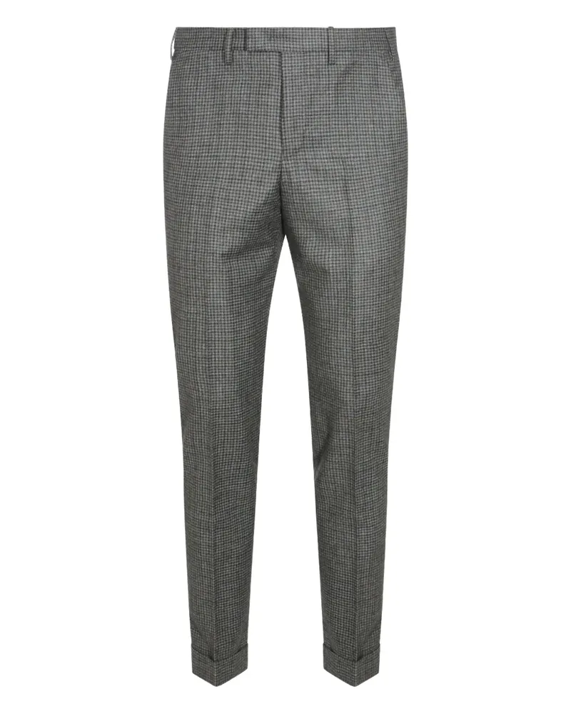 PT TORINO Karierte Hose - Grau Grau