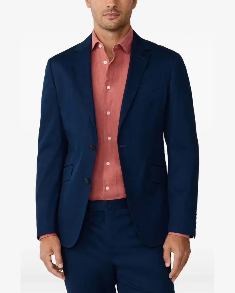 Hackett Sakko mit fallendem Revers - Blau Blau