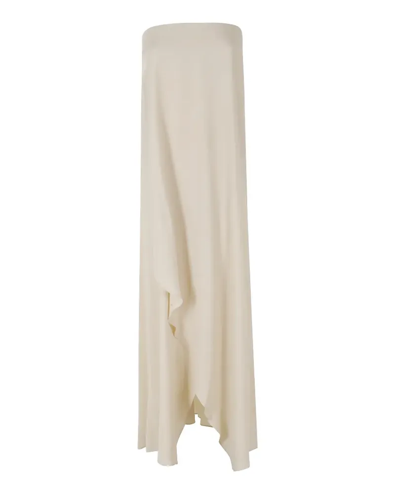 Semicouture Zoey strapless asymmetric dress - Nude Nude