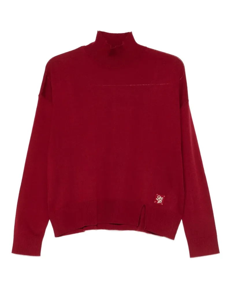 Liu Jo high-neck logo sweater - Rot Rot