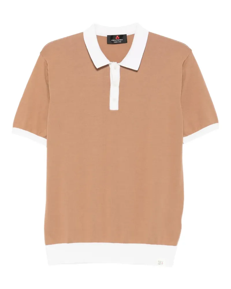 Peuterey Rolle colourblock short-sleeve polo shirt - Nude Nude