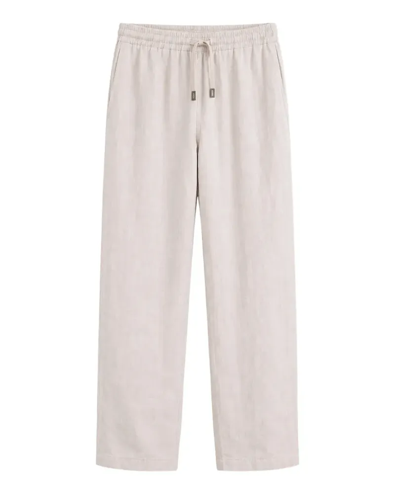 Boglioli drawstring straight-leg trousers - Nude Nude