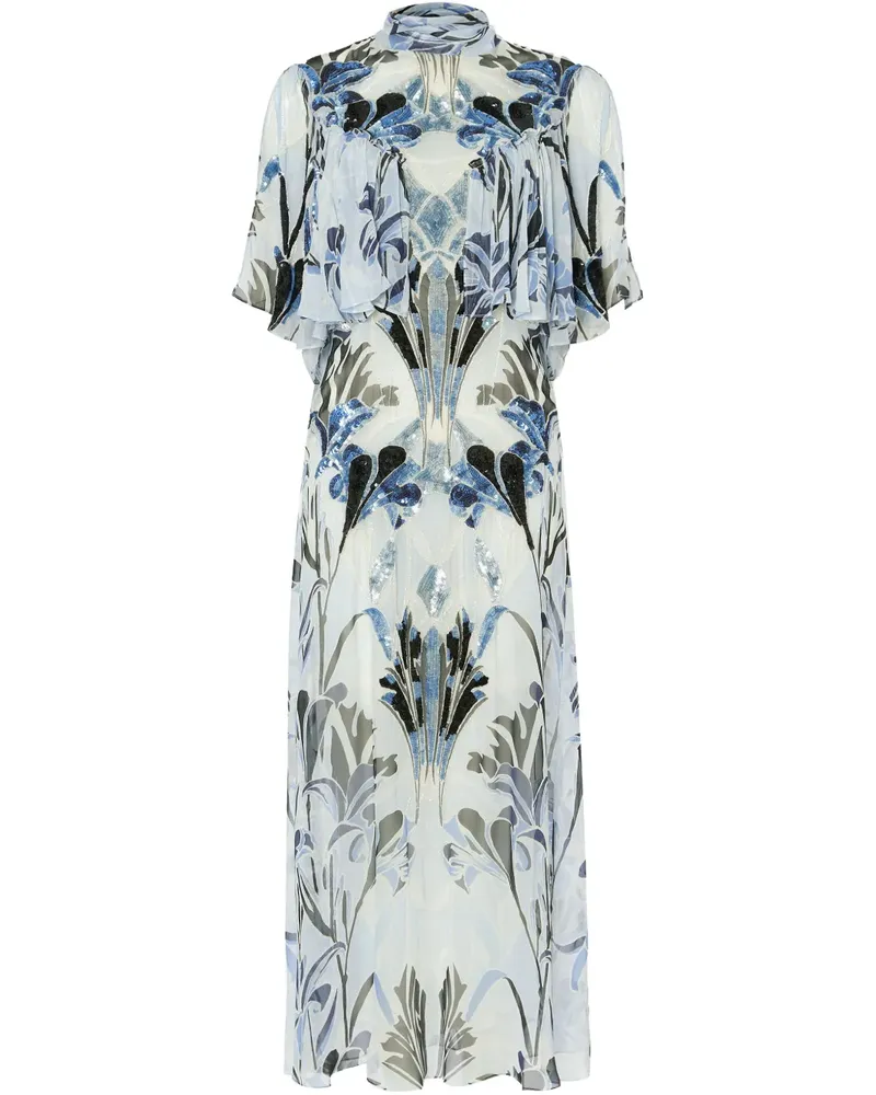 Temperley London Alanis Maxikleid - Blau Blau