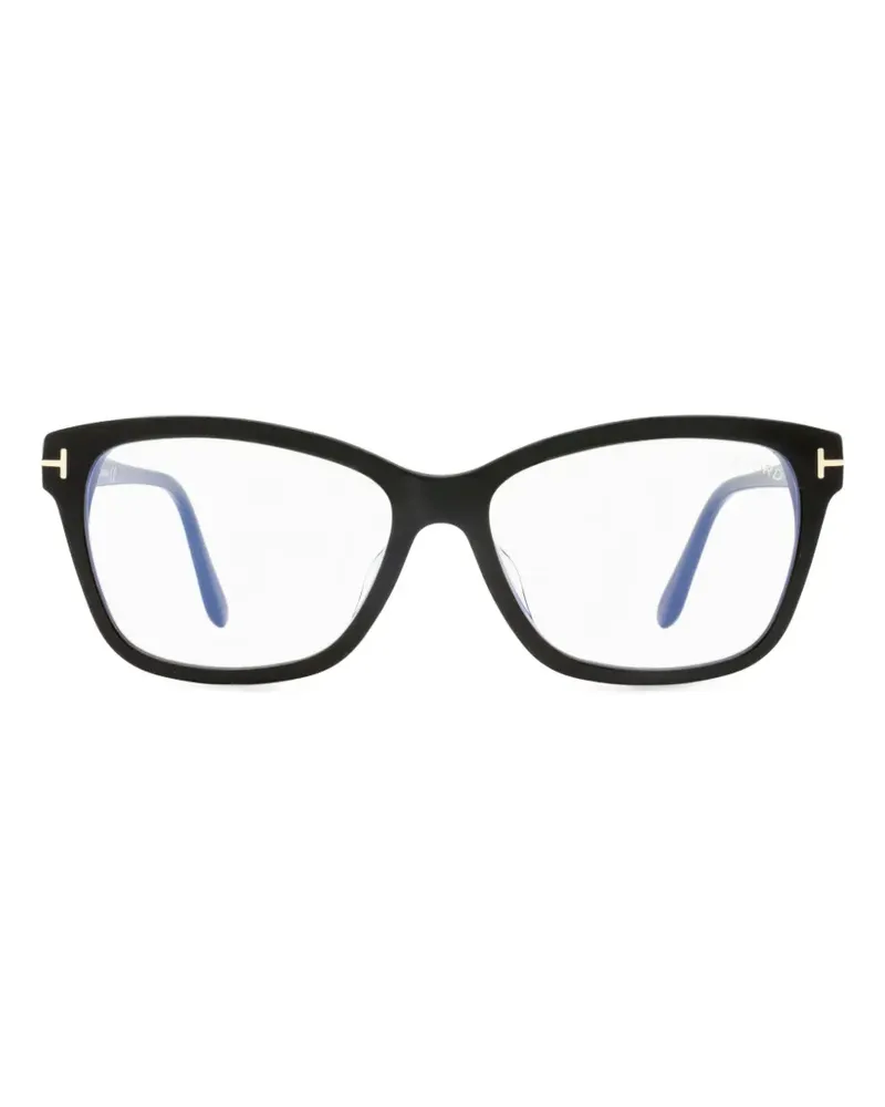 Tom Ford Brille mit eckigem Gestell - Schwarz Schwarz